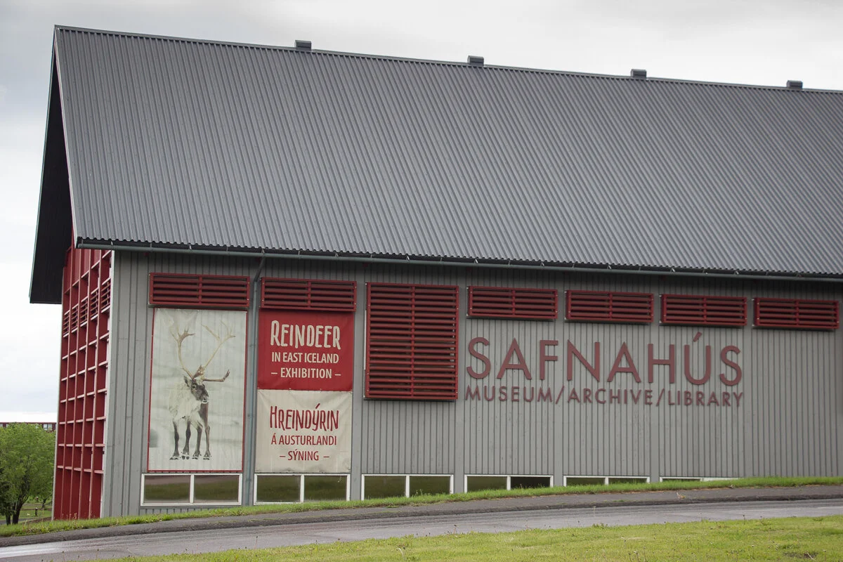 bâtiment rouge du East Iceland Heritage Museum