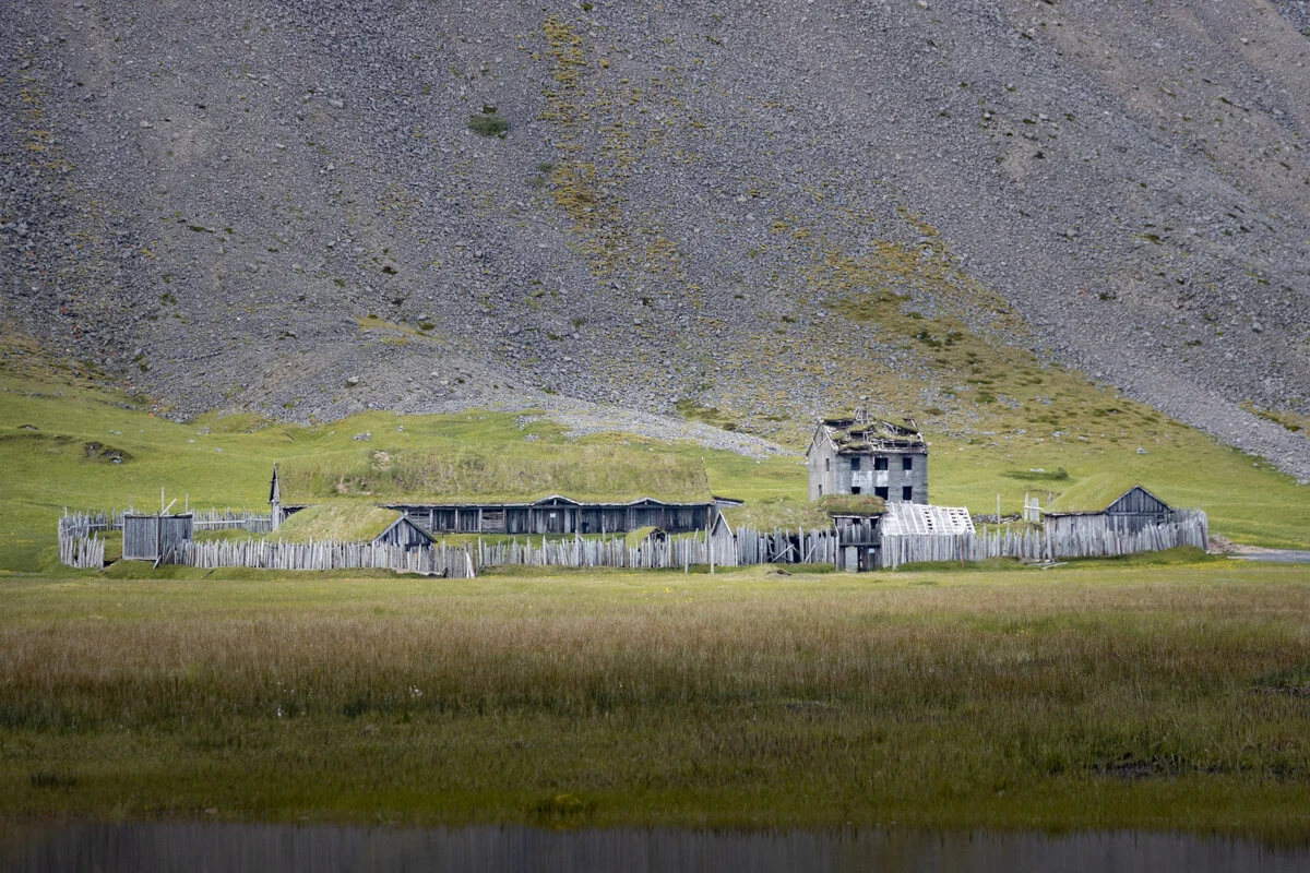 reconstitution d'un village de vikings