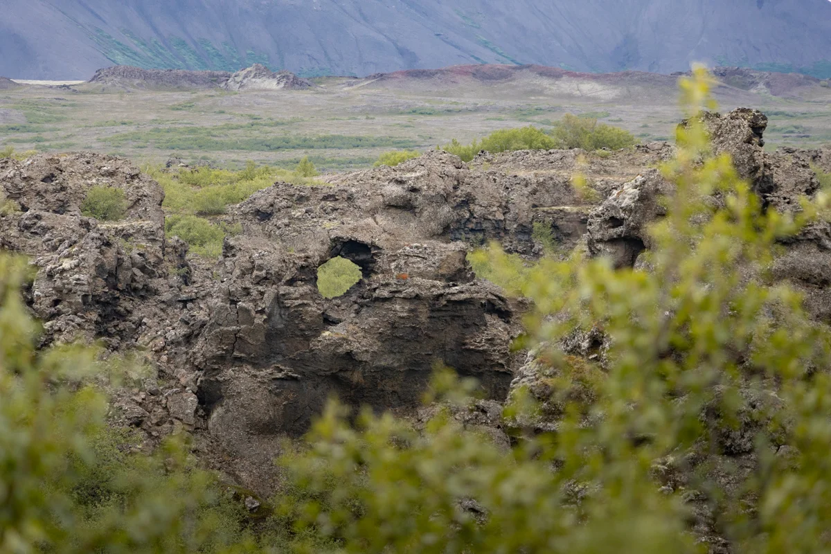 Formations karstiques de Dimmuborgir