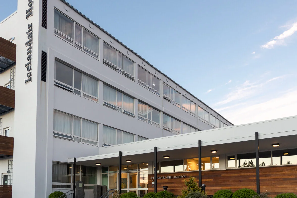 le bâtiment du Icelandair d'Akureyri