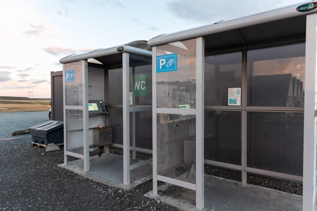 Cabine pour payer le parking