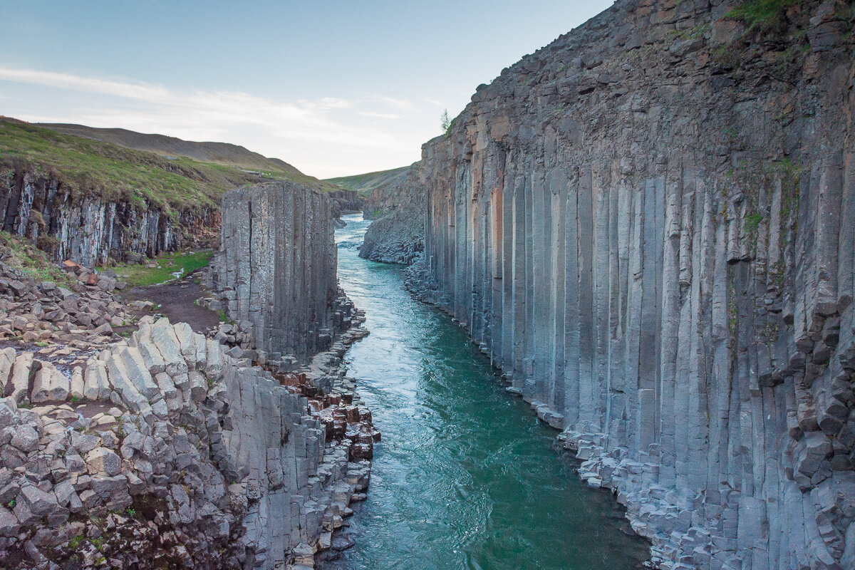 Canyon de Studlagil en Islande