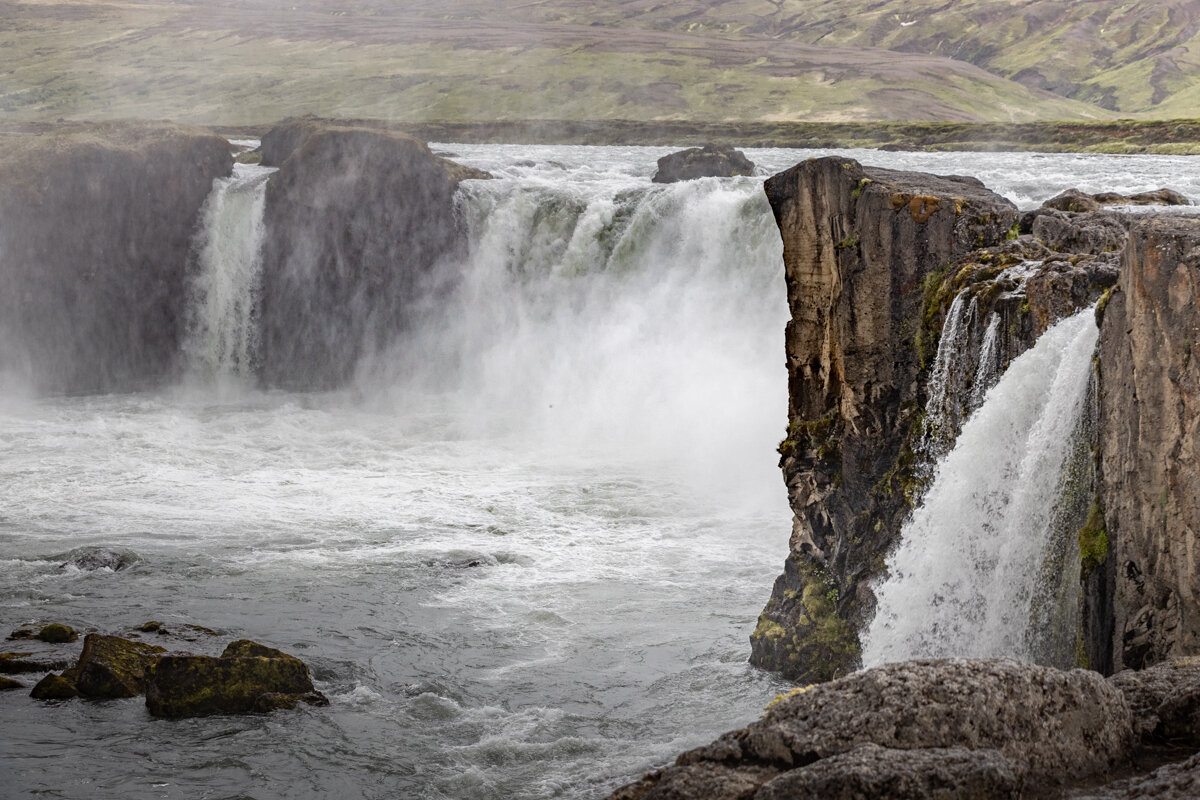 Cascade de Godafoss en Islande