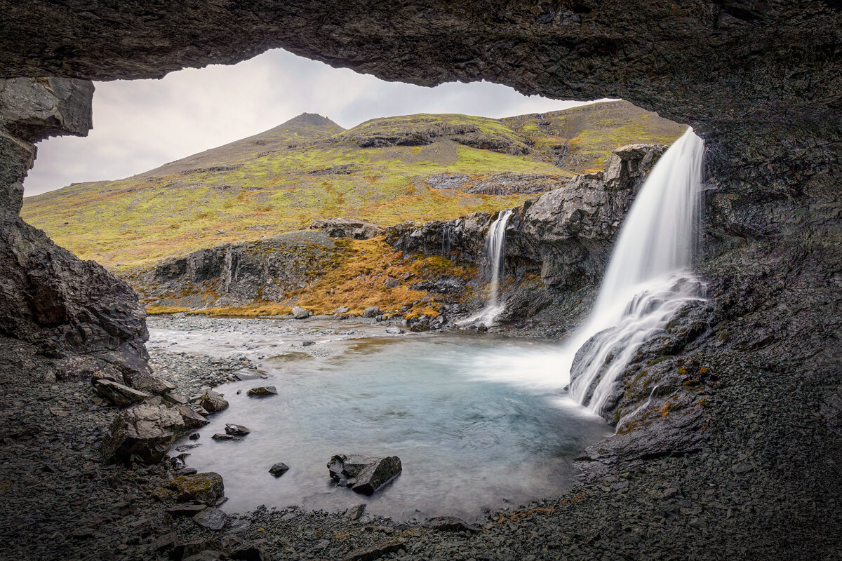 Cascade de Skutafoss en Islande