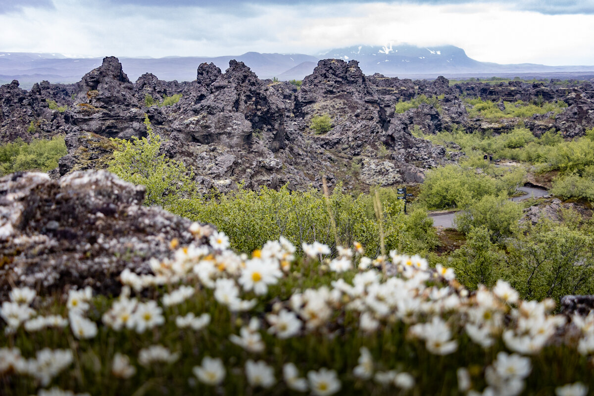 Paysage à Dimmuborgir