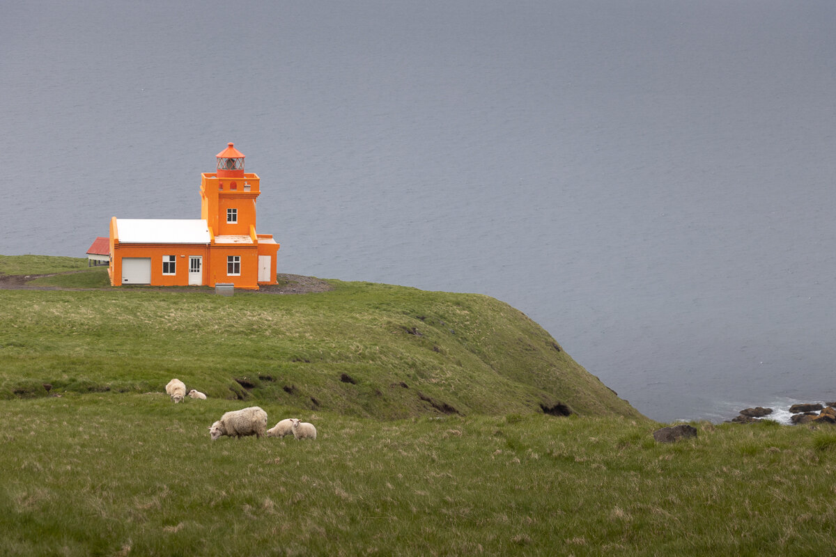 Phare de Saudanesviti à Siglufjordur