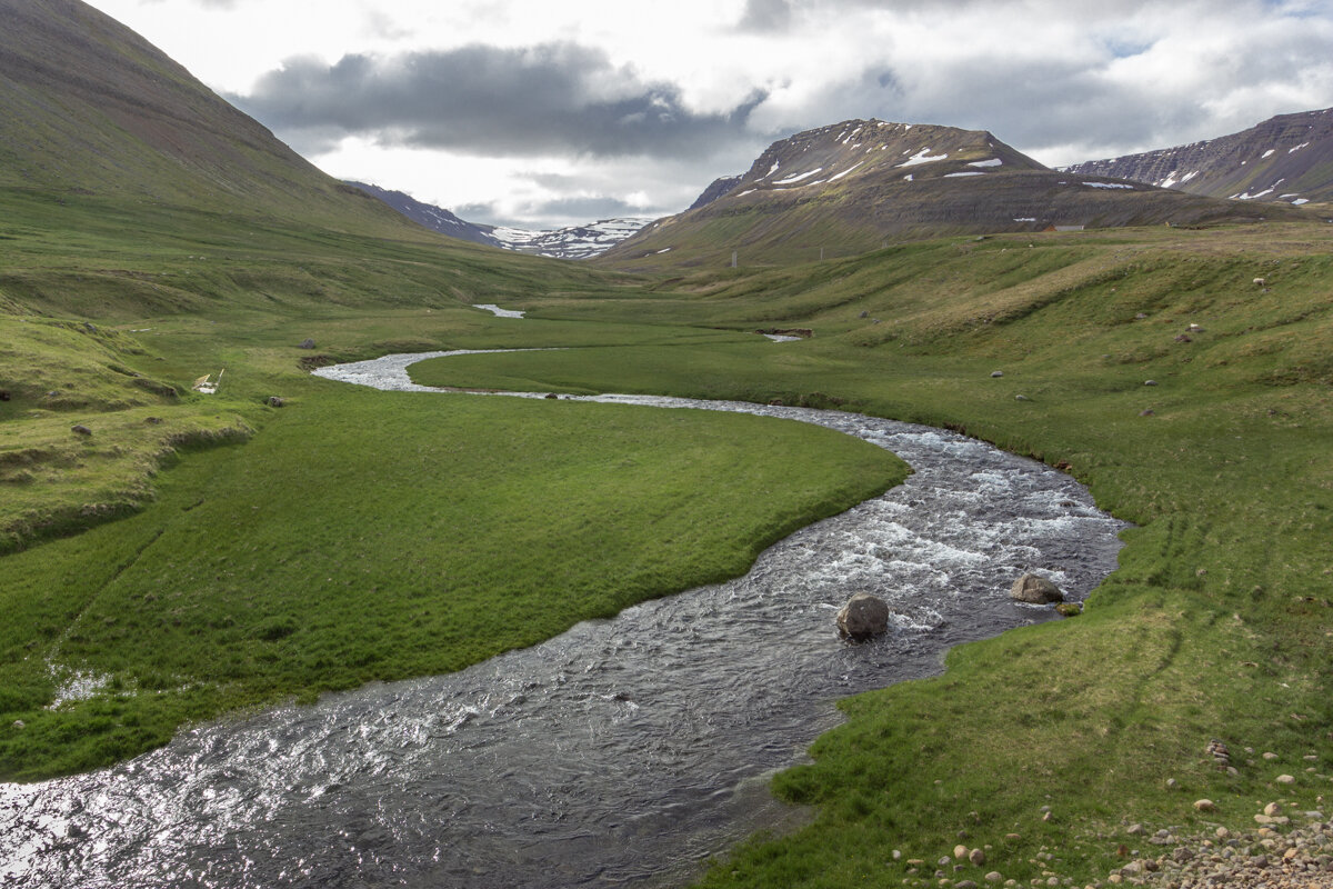 Une rivière près de Sudureyri