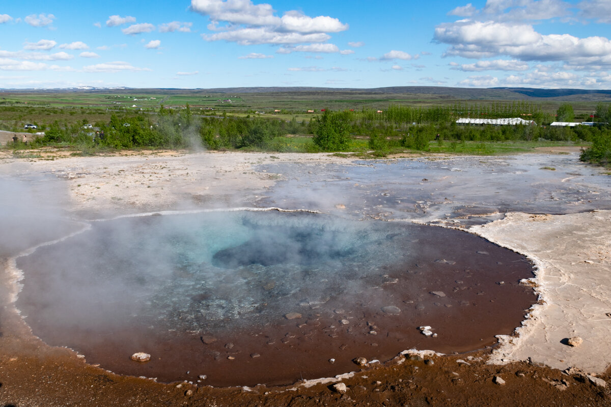 Le site de Geysir dans le cercle d'or