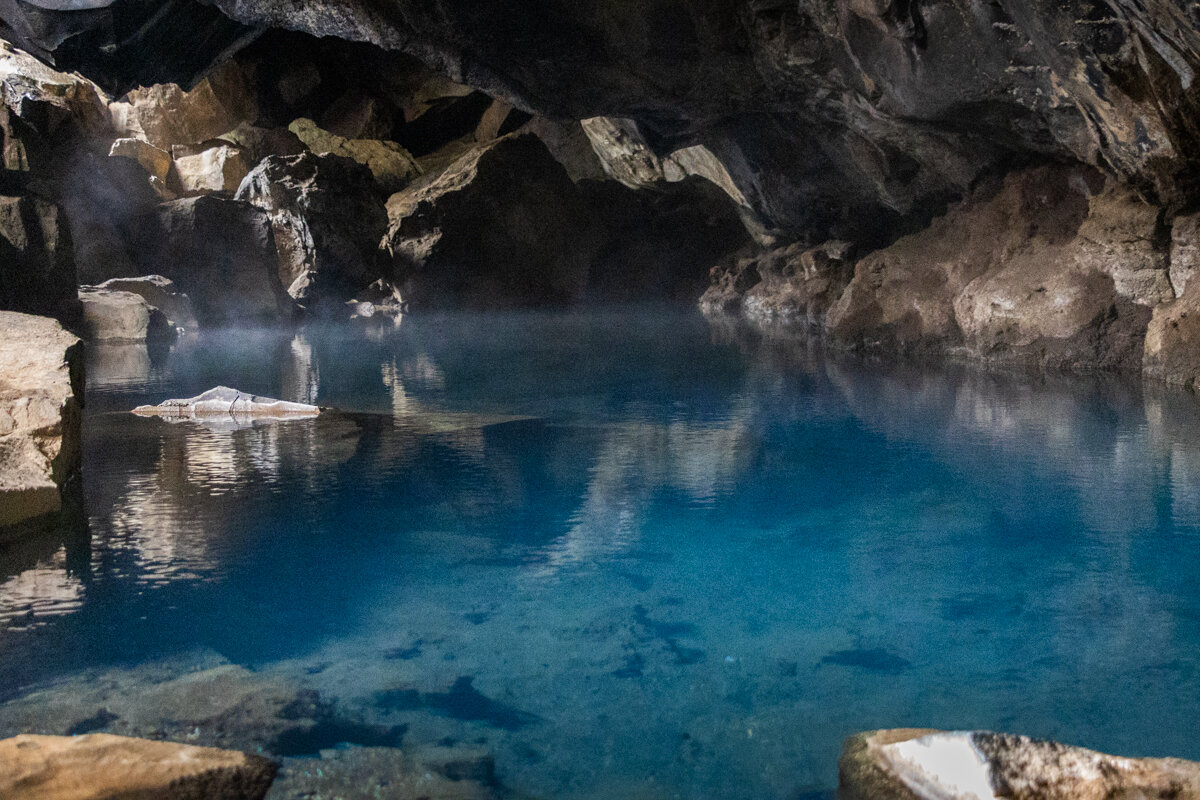 Grotte Grjotagja à Myvatn