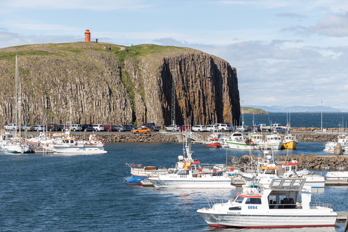 Bateaux dans le port de Stykkisholmur