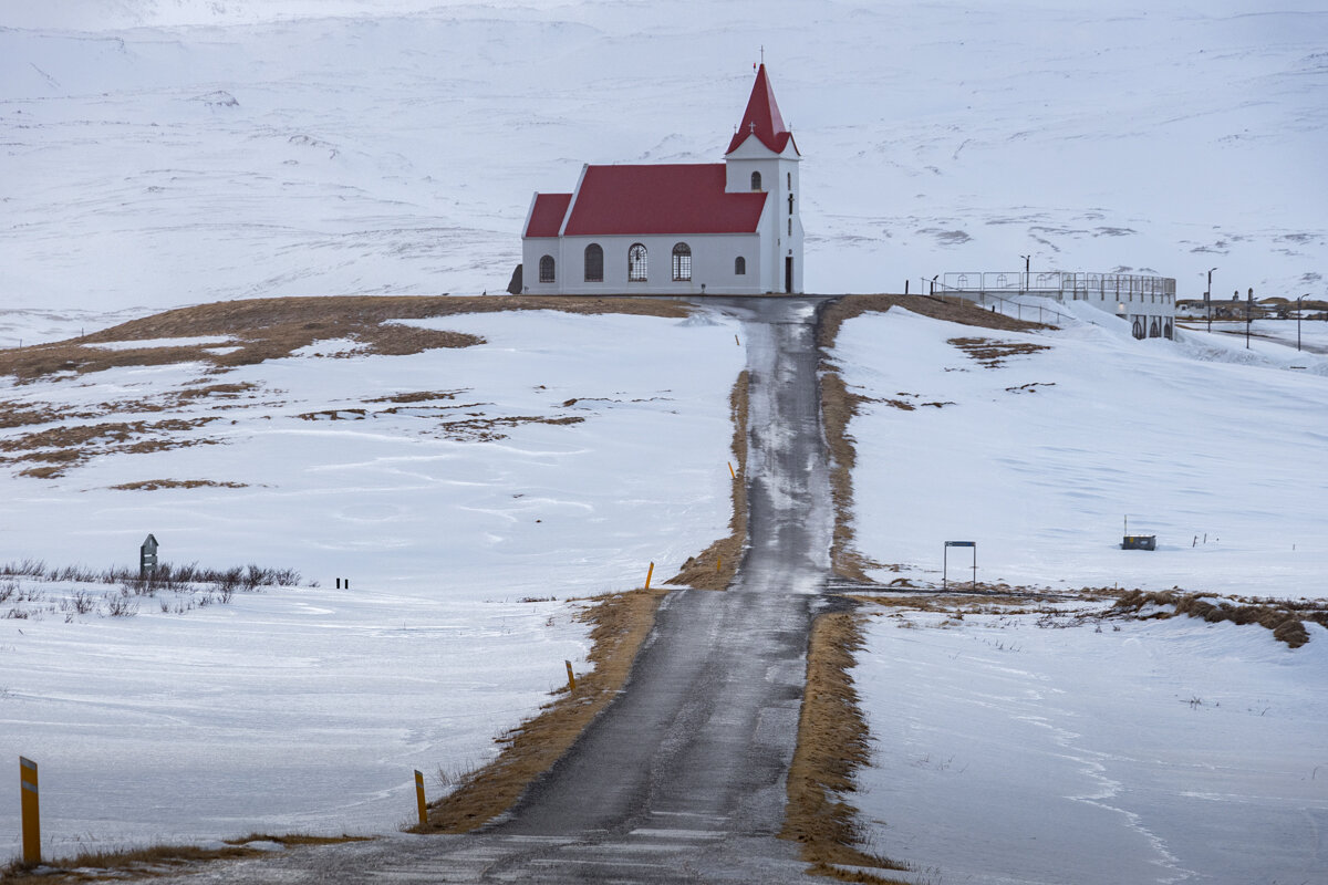 Eglise d'Ingjaldshólskirkja en Islande