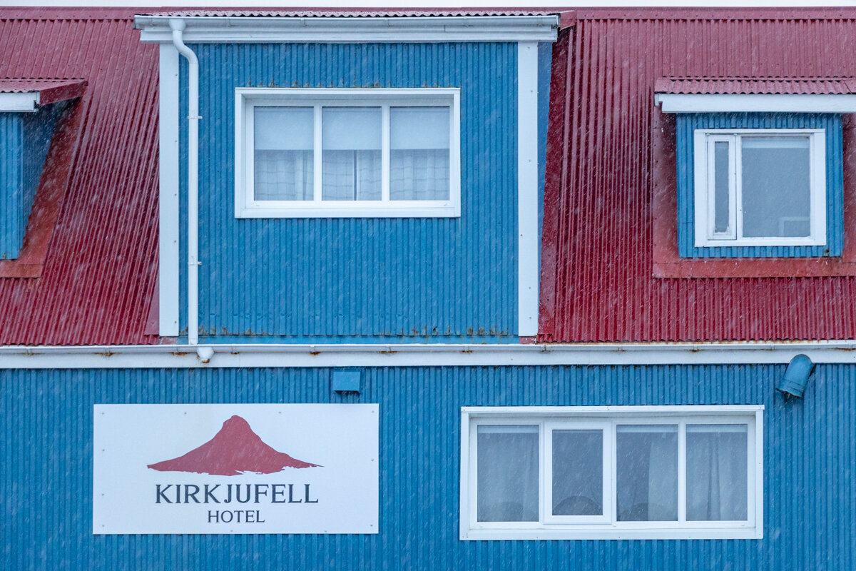 Façade du Kirkjufell Hotel