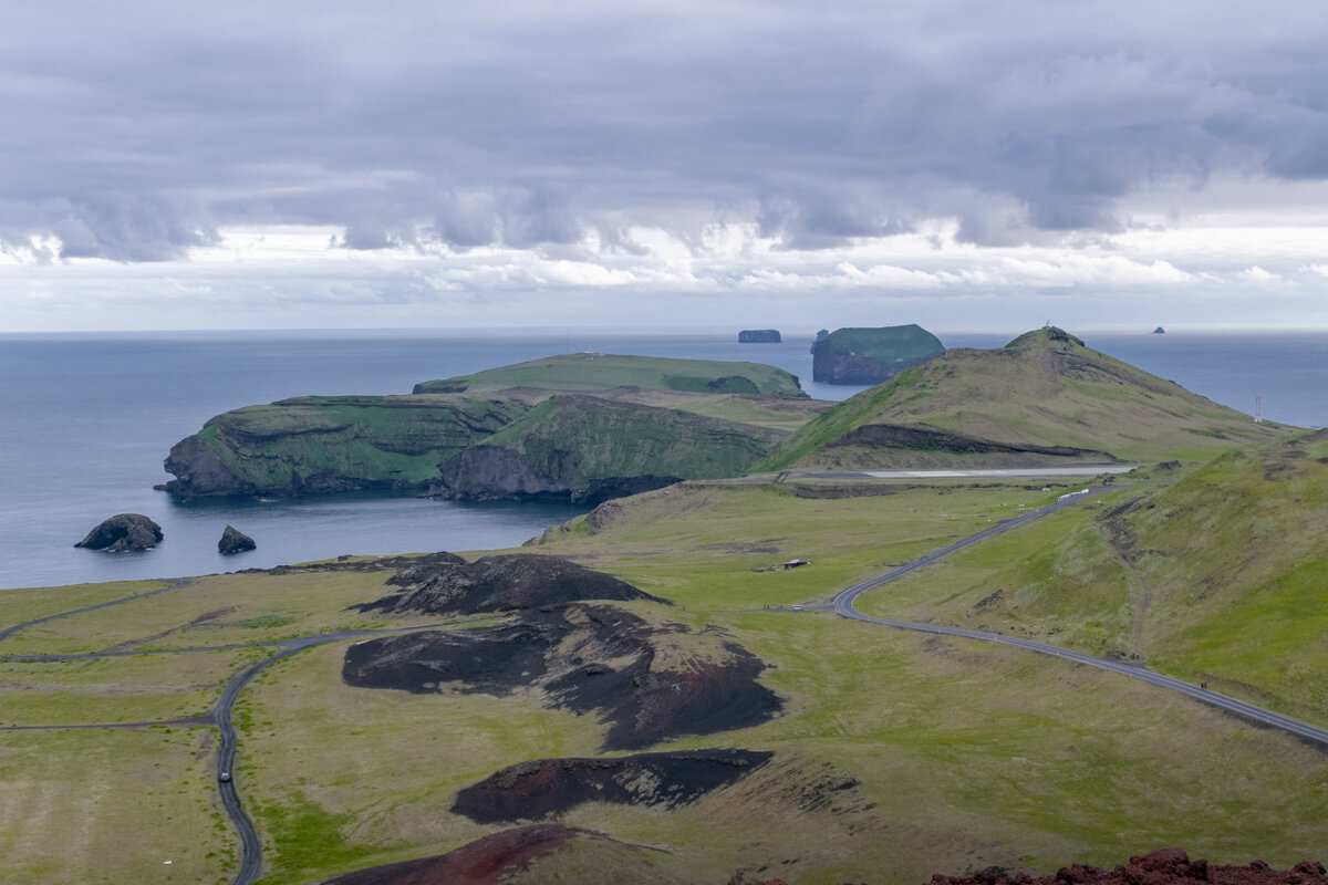 Paysage à Vestmann en Islande