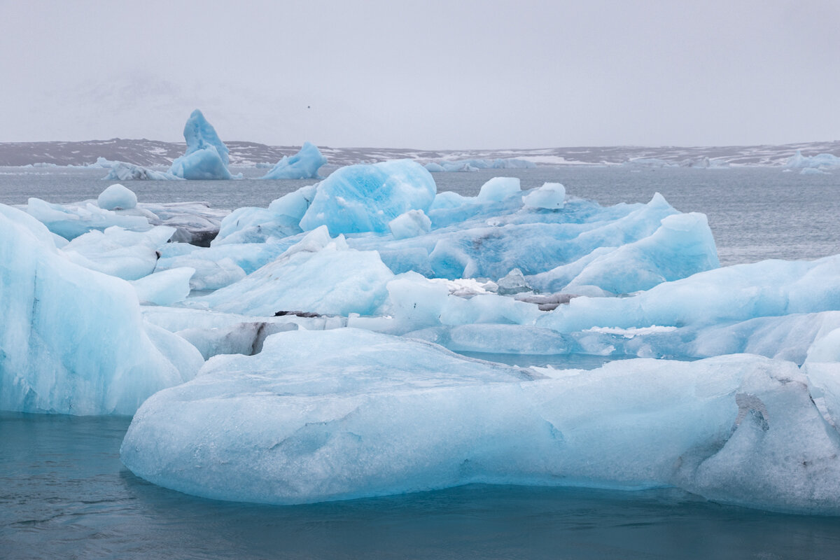 Glaçons à Jokulsarlon