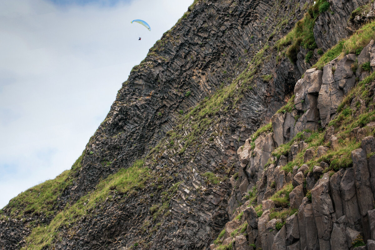 Parapente à Vik