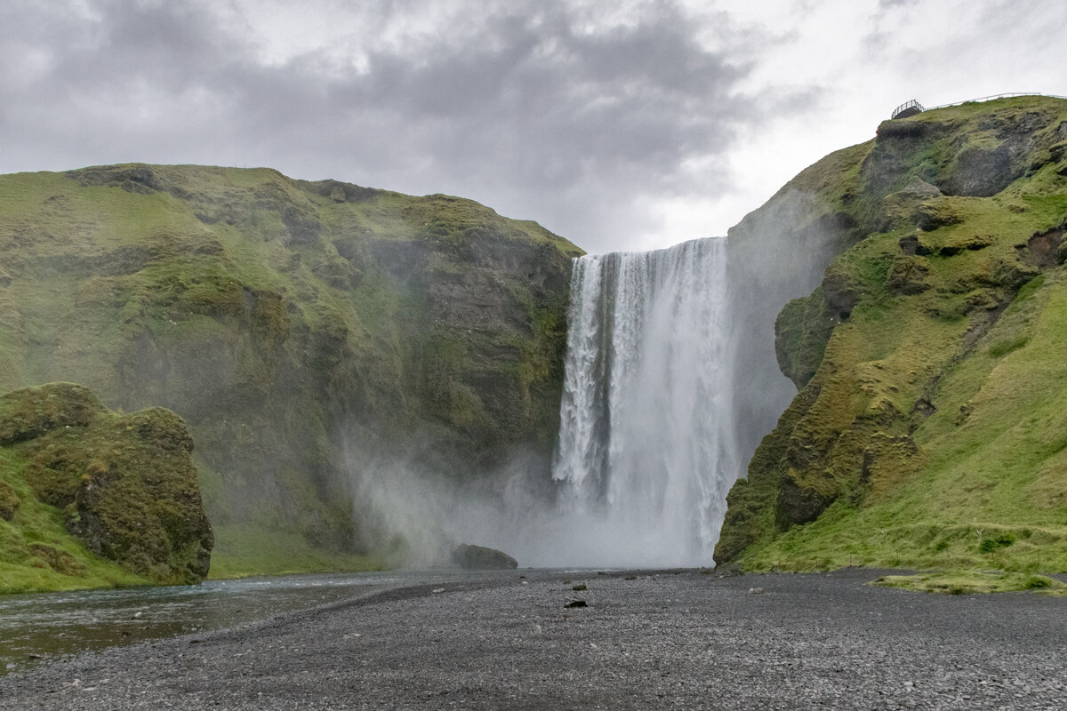 Skogafoss en Islande