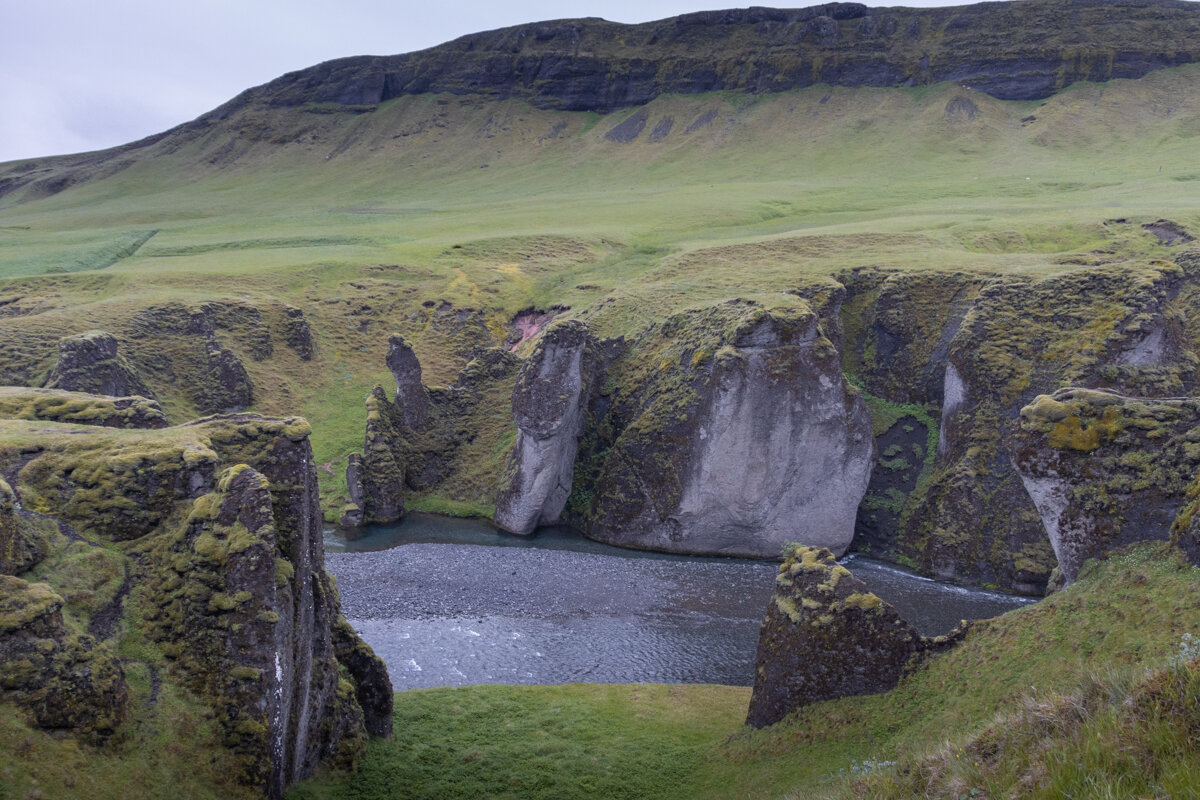 Canyon de Fjaðrárgljúfur en Islande