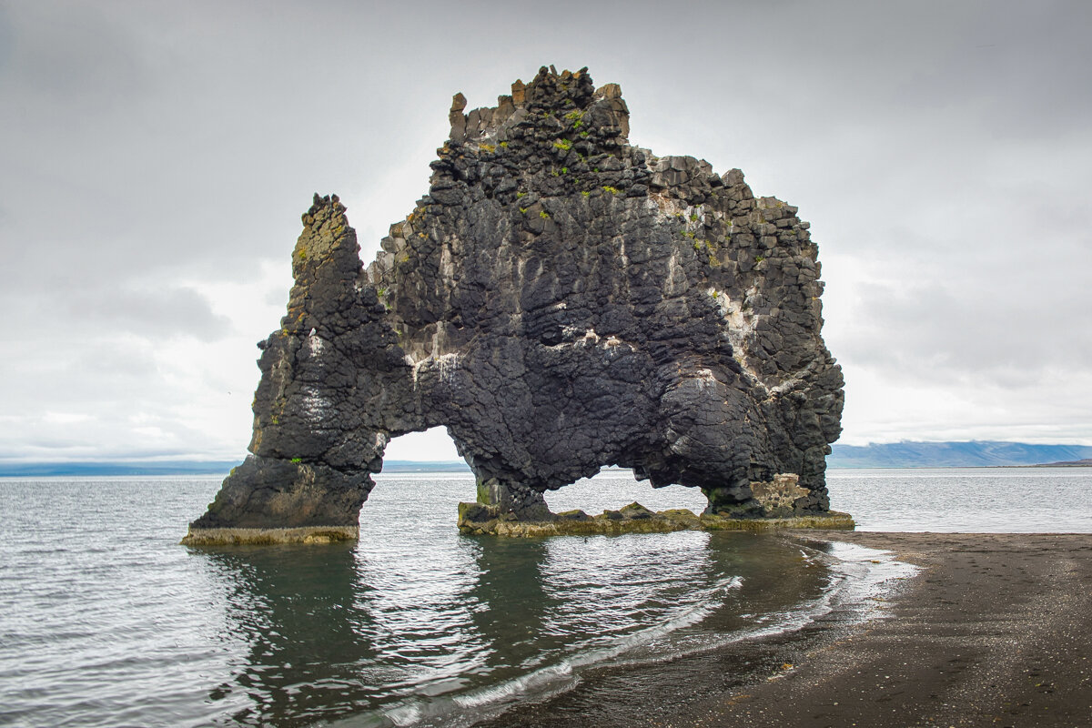 Rocher Hvitserkur en Islande