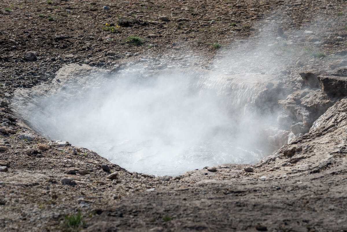 Vapeur à Geysir