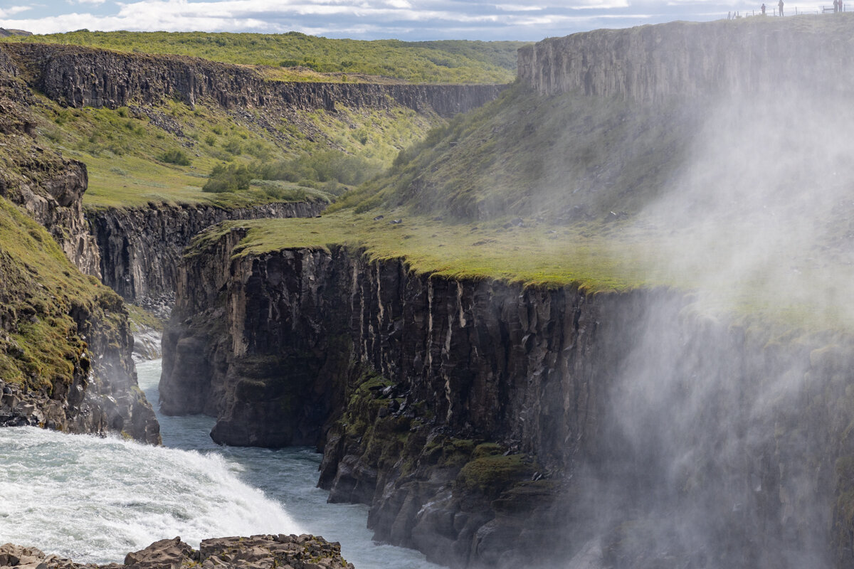 Canyon à Gullfoss